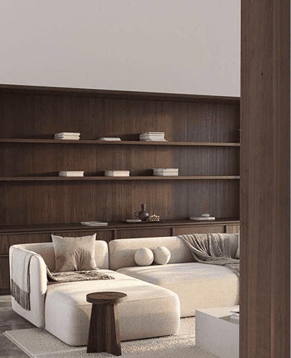 Intérieur d'appartement minimaliste